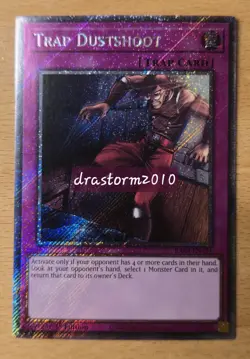Trap Dustshoot Platinum Secret Rare RA04-EN121 YuGiOh - Image 1