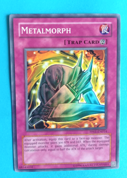 YUGIOH METALMORPH PP01-EN014 UNLIMITED SUPER RARE HOLO VERY LIGHT PLAY - Image 1