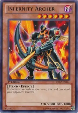 3X Infernity Archer CBLZ-EN094 / 1ST EDITION / RARE / MINT! / YU-GI-OH - Image 1