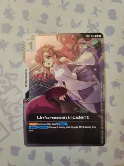 Unforeseen Incident - Tournament Participant - ST01-014 C NM - Gundam Card Game - Image 1