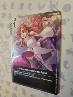 Unforeseen Incident - Tournament Participant - ST01-014 C NM - Gundam Card Game - Image 2