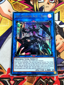 Sky Striker Ace - Zeke mama-en008 1st Edition (NM+) Ultra Rare Yu-Gi-Oh! - Image 1