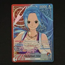 One Piece Nefeltari Vivi Leader Regular EB03-001 5000 Power English - Image 1