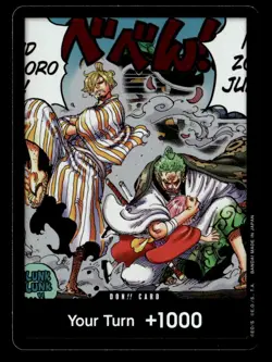 One_piece Wings of the Captain # DON!! Card (Alternate Art) NM - Image 1