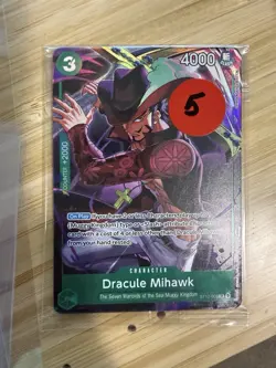 Dracule Mihawk ST12-003 SEALED SR FOIL (Illustration Box Vol. 4) One Piece - Image 1