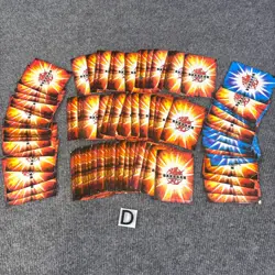 Bakugan Battle Brawlers 100 CT Card Lot Heavy and Light Cards Metal Red Blue - Image 1