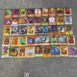 Bakugan Battle Brawlers 100 CT Card Lot Heavy and Light Cards Metal Red Blue - Image 2