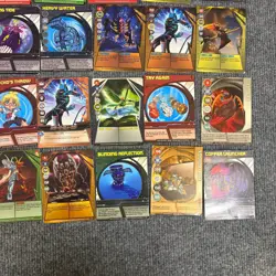 Bakugan Battle Brawlers 100 CT Card Lot Heavy and Light Cards Metal Red Blue - Image 5