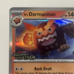 N's Darmanitan - 181 (Prerelease) [Staff] - SV: Scarlet & Violet Promo Cards (SV - Image 4