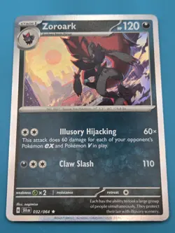 Zoroark 032/064 Pokemon Card Pokemon TCG Holo NM - Image 1