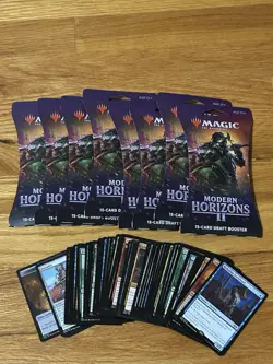 Magic the Gathering Modern Horizons 2 8x Sealed Backs And 63 Bulk Cards All NM - Image 1
