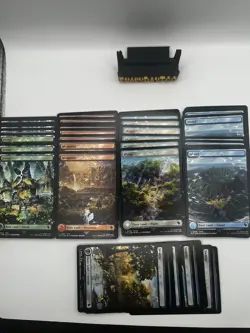 Basic land - Chocobo Track Foil set (Get 1 of Each- 5 total cards) - Image 1