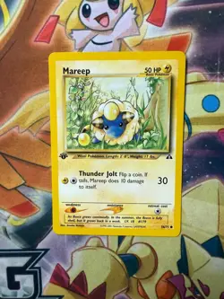 Pokemon Card Mareep Neo Discovery 1st Edition Common 58/75 Near Mint - Image 1