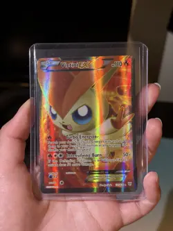 Victini EX Full Art Plasma Storm Ultra Rare Holo 131/135 Pokemon Card - Image 1