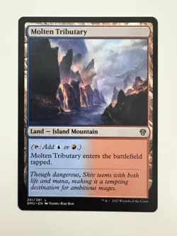 Molten Tributary MTG Magic the Gathering Card NM Near Mint DMU - Image 1