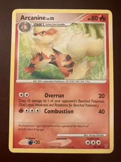 Arcanine 50/147 Supreme Victors Regular Uncommon 2009 Pokemon TCG Card NM - Image 1