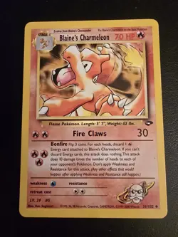 Blaine's Charmeleon 31/132 Pokemon Gym Challenge Card Regular - Image 1