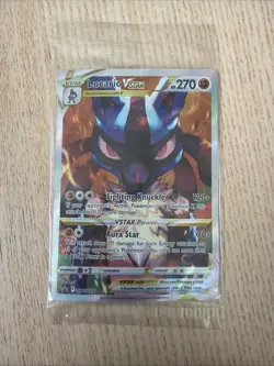 Lucario VSTAR SWSH291 SWSH: Sword & Shield Promo Cards Holo Damaged - Image 1