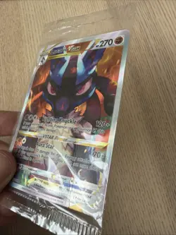 Lucario VSTAR SWSH291 SWSH: Sword & Shield Promo Cards Holo Damaged - Image 4