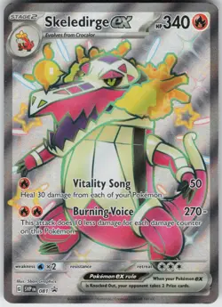 Holo Foil Skeledirge ex - 081 Promo SV: Scarlet & Violet Promo Cards NM - Image 1