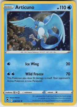 Holo Foil Articuno (Cosmos Holo) 036/195 Promo Miscellaneous Cards & Products - Image 1