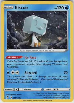 Holo Foil Eiscue - (Cosmos Holo) 054/192 Holo Rare Miscellaneous Cards & Product - Image 1