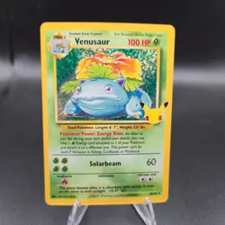 Venusaur 15/102 Pokemon Card - Celebrations: Classic Collection - NM - Image 1