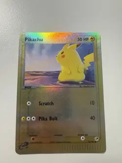 Pikachu Reverse Holo 72/100 EX Sandstorm 2003 Pokemon Card WOTC E-Reader - Image 1