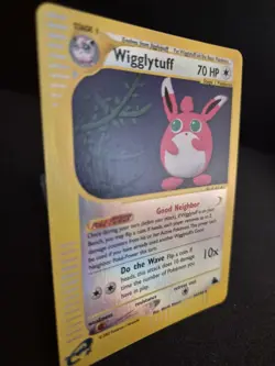 Pokemon TGC Wigglytuff 34/144 Skyridge Reverse Holo Rare Vintage Card - Image 2