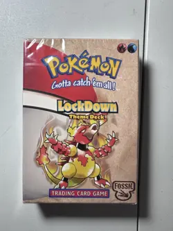 Pokemon Trading Card Game / TCG Lockdown Theme Deck 1999 New / Factory Sealed - Image 1