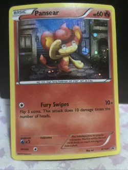 Pansear - XY131 - Cosmos Holo - XY Black Star Promo - Pokemon TCG Card - LP - Image 1