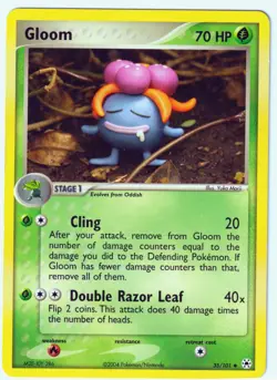 Gloom Uncommon Hidden Legends 35/101 LP Pokemon TCG - Image 1