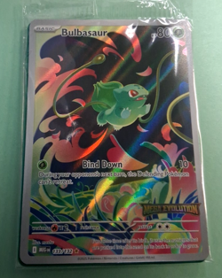 Pokemon Bulbasaur 133/132 Mega Evolution English BOX TOPPER Sealed Fast Ship - Image 1