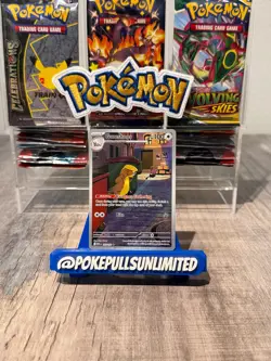 Pokemon TCG Mega Evolution Gumshoos Holo Card 153/132 Illustration Rare - Image 1
