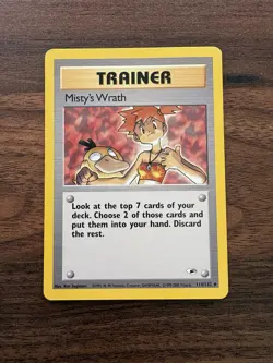 Pokemon WOTC Misty's Wrath 114/132 Gym Heroes Regular NM - Image 1