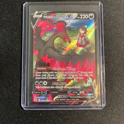 Galarian Moltres V TG20/TG30 NM -Full Art Pokemon Card- Astral Radiance - Image 1