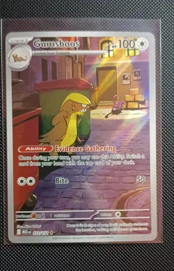 Pokemon TCG Gumshoos 153/132 Mega Evolution Illustration Rare Card - Image 1