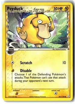 Psyduck ⭐ 81/110 Common Holon Phantoms 2006 Pokemon NM/LP - Image 1