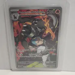 Pokemon Team Rocket's Houndoom Sv10: Destined Rivals 191/182 Full Art - Image 1