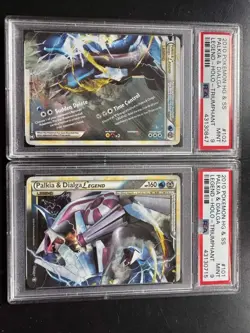 2010 Pokemon Palkia & Dialga LEGEND #101/102 PSA 9 Mint HGSS Complete Set - Image 1