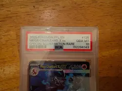 Pokemon Mega Charizard X ex 125/094 Phantasmal Flames SI Rare Holo PSA 10 Engli… - Image 2