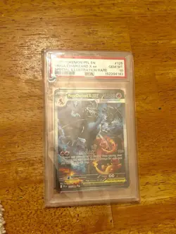 Pokemon Mega Charizard X ex 125/094 Phantasmal Flames SI Rare Holo PSA 10 Engli… - Image 4