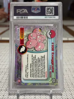 2000 Topps Pokemon Chrome #102 Exeggcute (TV Animation Series) PSA 10 (New Slab) - Image 2