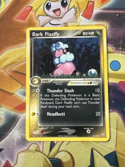 Dark Flaaffy 33/109 Pokemon Team Rocket Returns Vintage Non Holo LP - Image 1