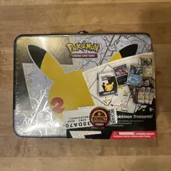 Pokemon TCG Celebrations 25th Anniversary Collector Chest Lunchbox Tin Sealed - Image 1