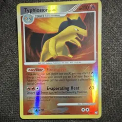 Pokemon TCG-Typhlosion-Mysterious Treasures-16/123-110HP-Holo Rare-Nintendo-Eng… - Image 1