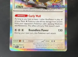 Bouffalant Pokemon Stellar Crown Staff Promo #136 - Image 4
