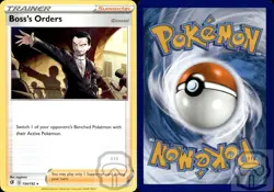 Boss's Orders 154/192 R Rebel Clash Pokemon NM/M - Image 2