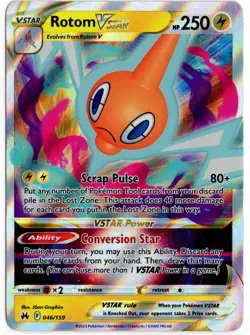 Pokemon - Crown Zenith Rotom VSTAR 046/159 NM - Image 1