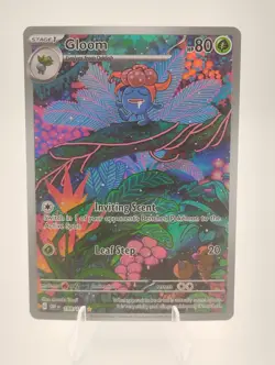 Gloom #198/197 Holo Illustration Rare - SV03: Obsidian Flames (OBF) Pokemon - Image 1